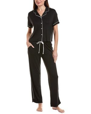 Tart Collections 2Pc Sophia Pajama Set - Black