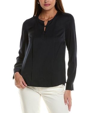 BOSS Binika 2 Silk-Blend Blouse - Black