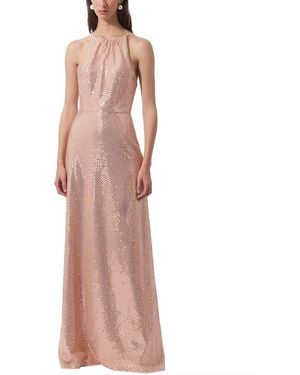 Carolina Herrera Embellished Halter Neck Gown - Pink