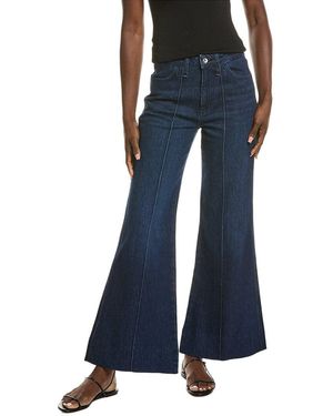 Rag & Bone Stormy High-rise Clinton Wide Leg Flare Jean - Blue
