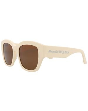McQueen 55Mm Sunglasses - White