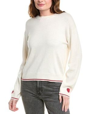 Splendid Elizabeth Silk-Blend Jumper - White