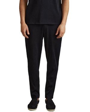 Reiss Cyrus Drawstring Ottoman Pant - Black
