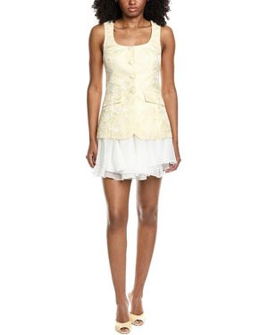 Amanda Uprichard Lilibet Mini Dress - White