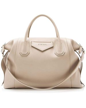 Givenchy Soft Antigona Medium Satchel (authentic Pre-loved) - Natural