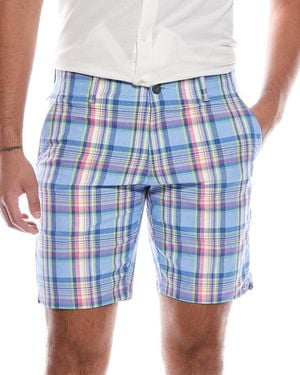 Tommy Bahama On Par Resort Sport Plaid Short - Blue