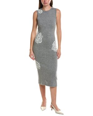 Ramy Brook Luciana Wool & Cashmere-Blend Sweaterdress - Grey