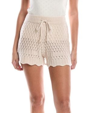 No Name Noname Ruth Cashmere Short - White