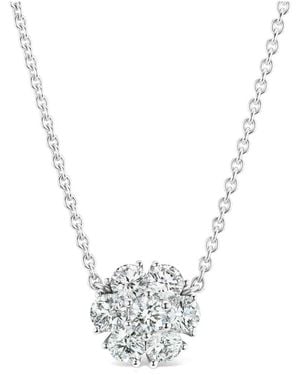 Lab Grown Diamonds 14k 1.50 Ct. Tw. Lab-grown Diamond Pendant - Metallic