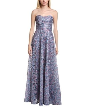 Rene Ruiz Sweetheart Dress - Purple