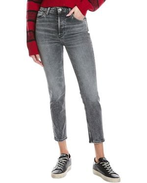 RE/DONE 90's High-Rise Ankle Crop Fade Jean - Blue