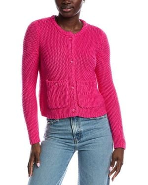 Splendid Andrea Cropped Cardigan - Red