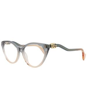 Gucci 55Mm Optical Frames - Metallic