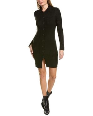 525 America Button Down Sweaterdress - Black