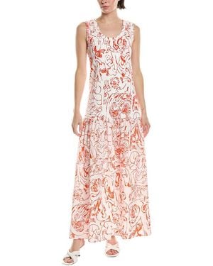 Marimekko Taide Cactis Maxi Dress - Pink
