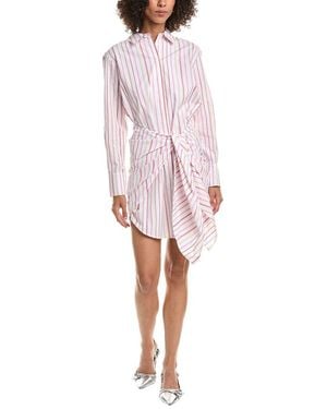 10 Crosby Derek Lam Trish Striped Tie Waist Shirtdress - Pink