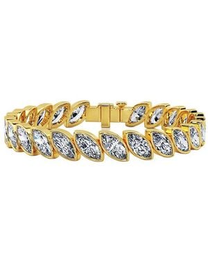 Lab Grown Diamonds 14K 16.50 Ct. Tw. Lab-Grown Diamond Tennis Bracelet - Metallic