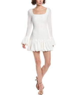Black Halo Mirelli Mini Dress - White