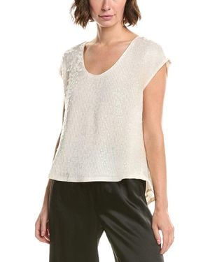 Velvet By Graham & Spencer Elorie Sequin Top - White