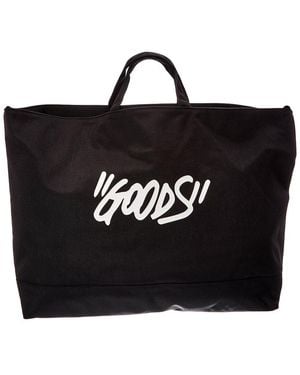 Off-White c/o Virgil Abloh Large Canvas Quote Tote - Black