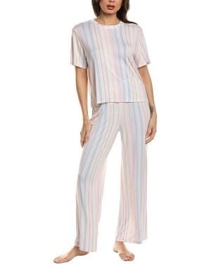 Honeydew Intimates 2Pc All American Jersey Pyjama Set - White