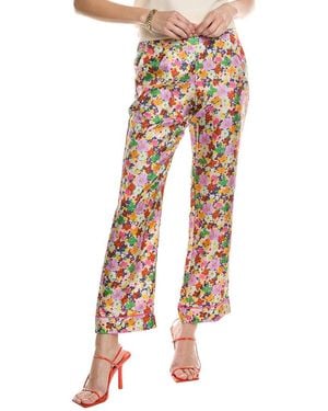 Borgo De Nor Eden Silk Trouser - Orange