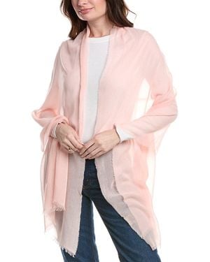 Bruno Magli Cashmere-Blend Crinkle Wrap - Multicolour