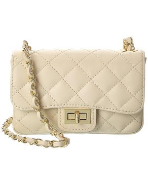 Persaman New York Cynthia Quilted Leather Crossbody - Natural