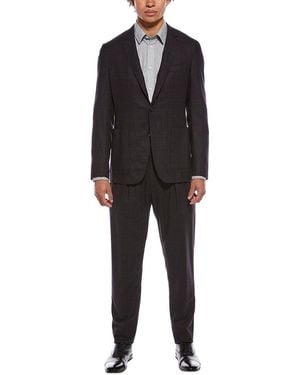 Canali 2Pc Wool Suit - Black