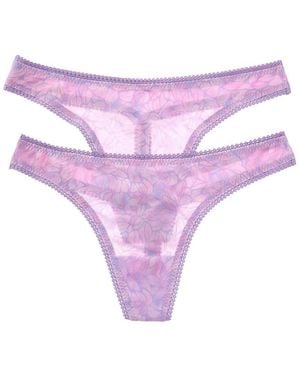 On Gossamer 2Pk Hip-G Thong - Purple