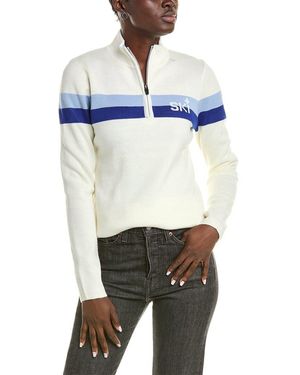 Meister X Fera Patrol Wool-Blend 1/2-Zip Jumper - White