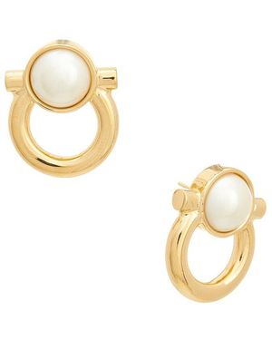 Ferragamo Gancini Earrings - Metallic