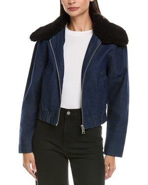 Apparis Carine Denim Bomber - Blue