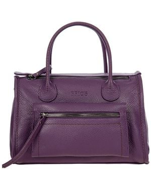 Bric's Bric’S Ibisco Medium Leather Handbag - Purple