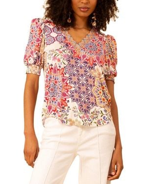 Hale Bob Delaney Blouse - Red