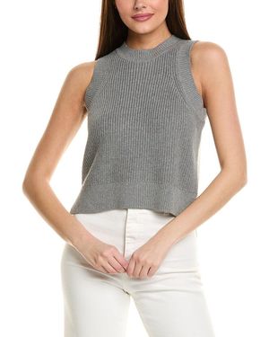 525 America Demi High Neck Tank - Grey