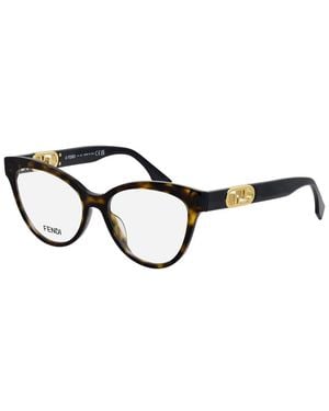 Fendi O'Lock 53Mm Optical Frames - Black