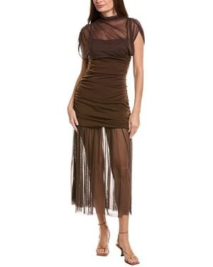 IPPONELLI Midi Dress - Brown