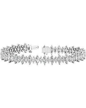 Lab Grown Diamonds 14K 11.64 Ct. Tw. Lab-Grown Diamond Tennis Bracelet - White