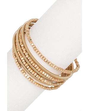 Saachi Plated Bracelet - Metallic