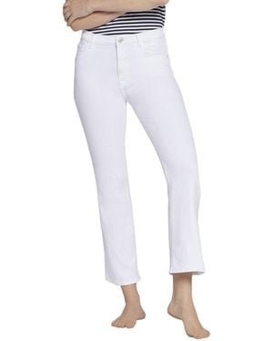 Current/Elliott The Boulevard Optic White Bootcut Jean