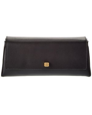 KHAITE Audrey Leather Clutch - Black