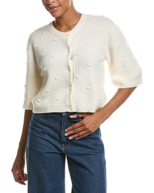 Officine Generale Lotte Wool & Alpaca-Blend Cardigan - White