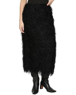 Lafayette 148 New York Wool-Blend Pencil Skirt - Black