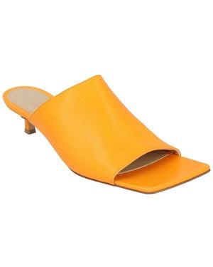 Bottega Veneta Lambskin Leather Stretch Mule, Never Worn (Authentic Pre-Loved) - Yellow
