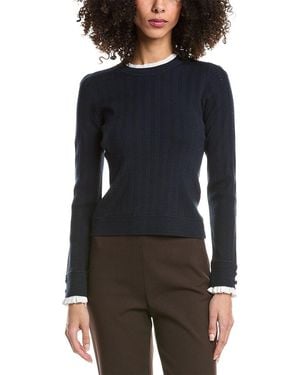 3.1 Phillip Lim Fluid Rib Wool & Silk-blend Sweater - Black