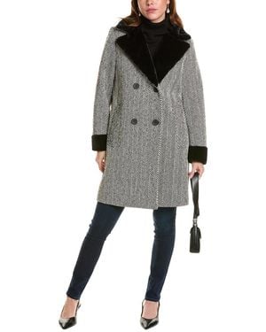 Tahari Leila Coat - Gray