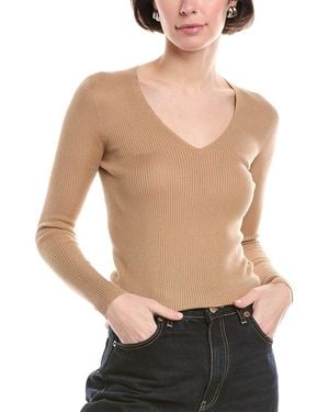 Akris Silk-Blend Pullover - Natural