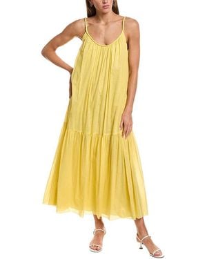 RED Valentino Poplin Midi Dress - Yellow