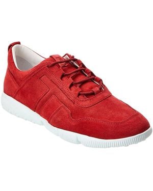 Tod's Suede Trainer - Red